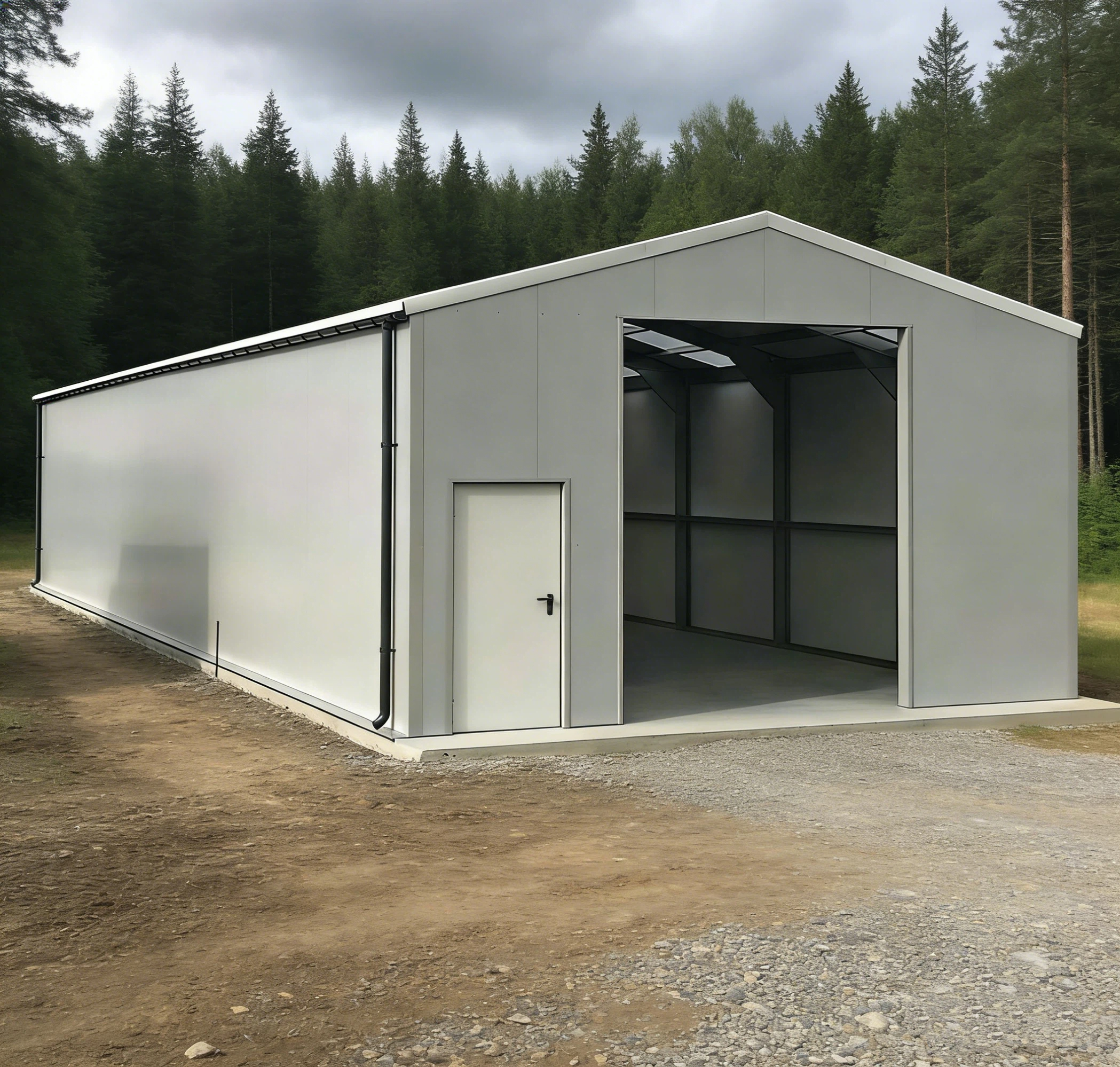 Customized Q355 Steel Beam Prefabricated Steel Structure Warehouse Industrial Workshop Building Hot Sale Metal Shed