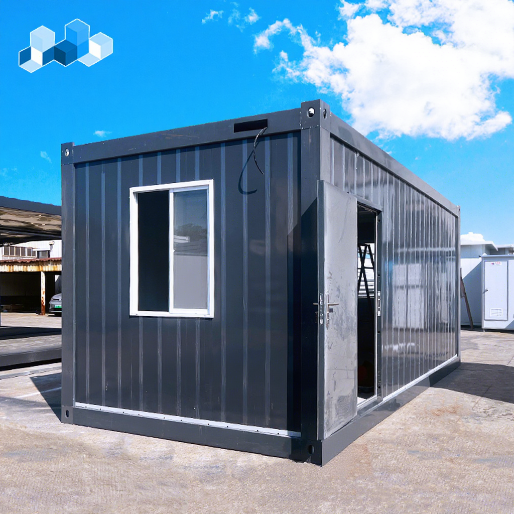 2-Floor Prefabricated Light Steel Metal Structure Floating Home Module 20ft Shipping Container Building House for Hotels Offices