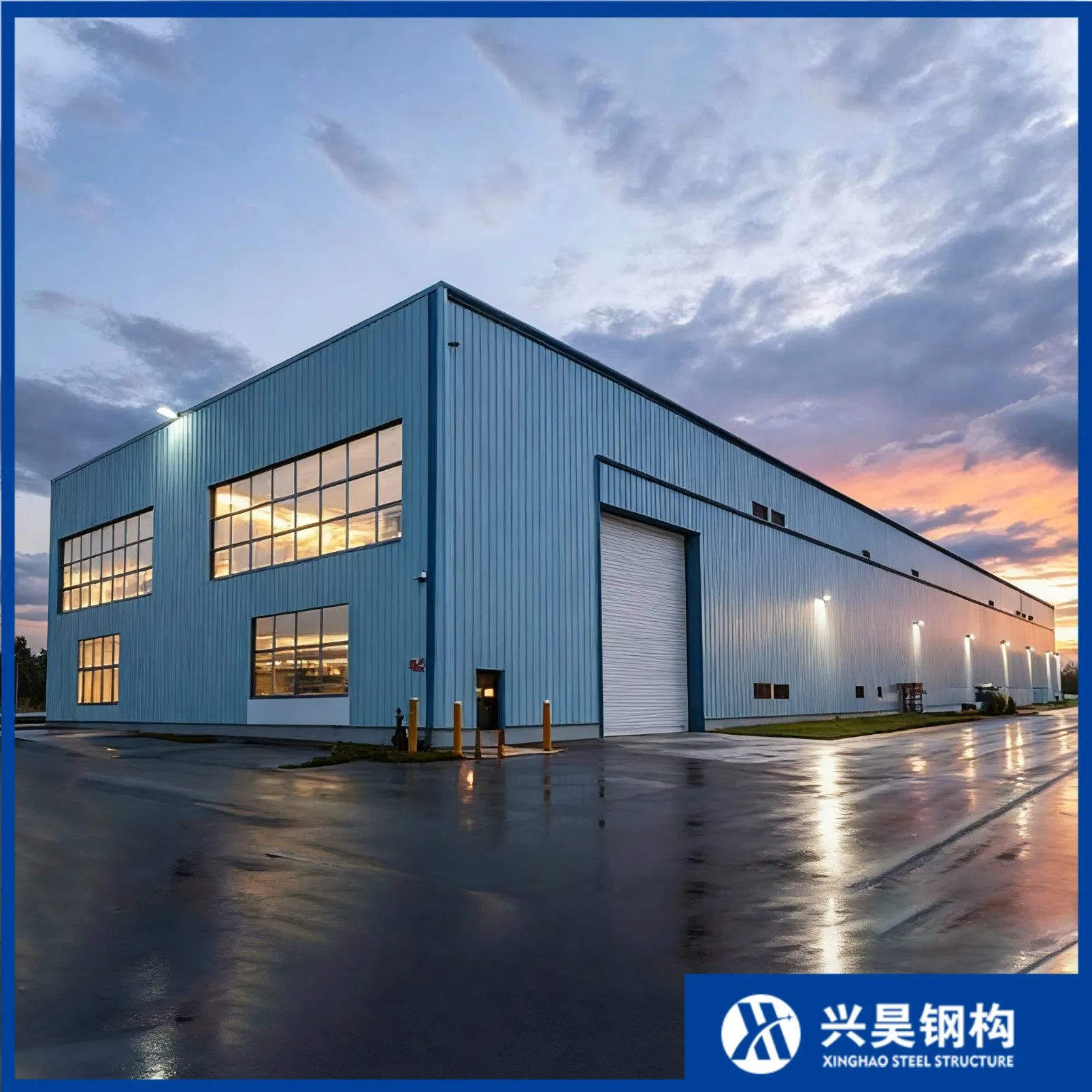 Agricultural Storage Facility Prefabricated Lightweight Steel Structure House/Workshop/Building