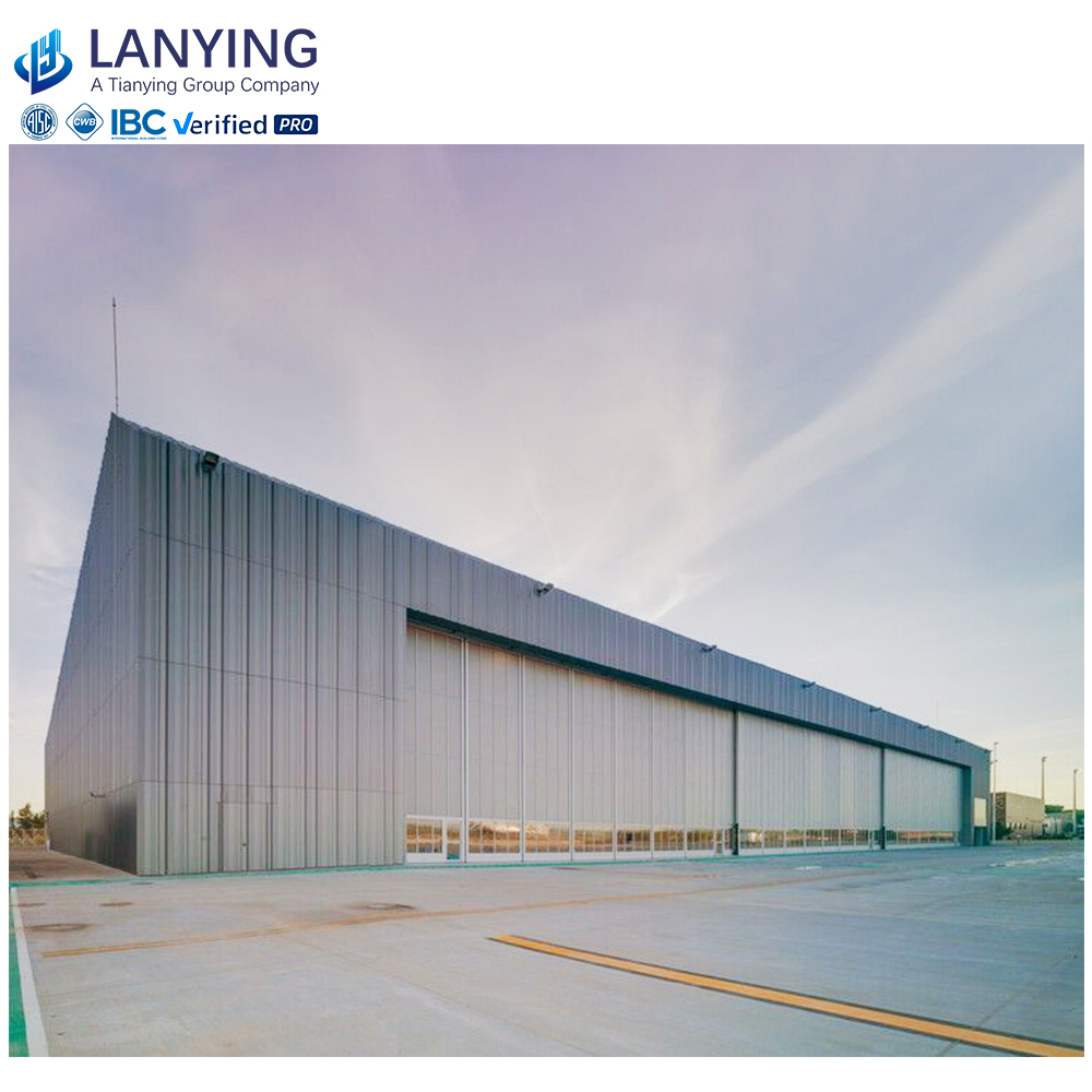 AISC Steel Structure Building Warehouse Commercial and Aircraft Hangar for Sale