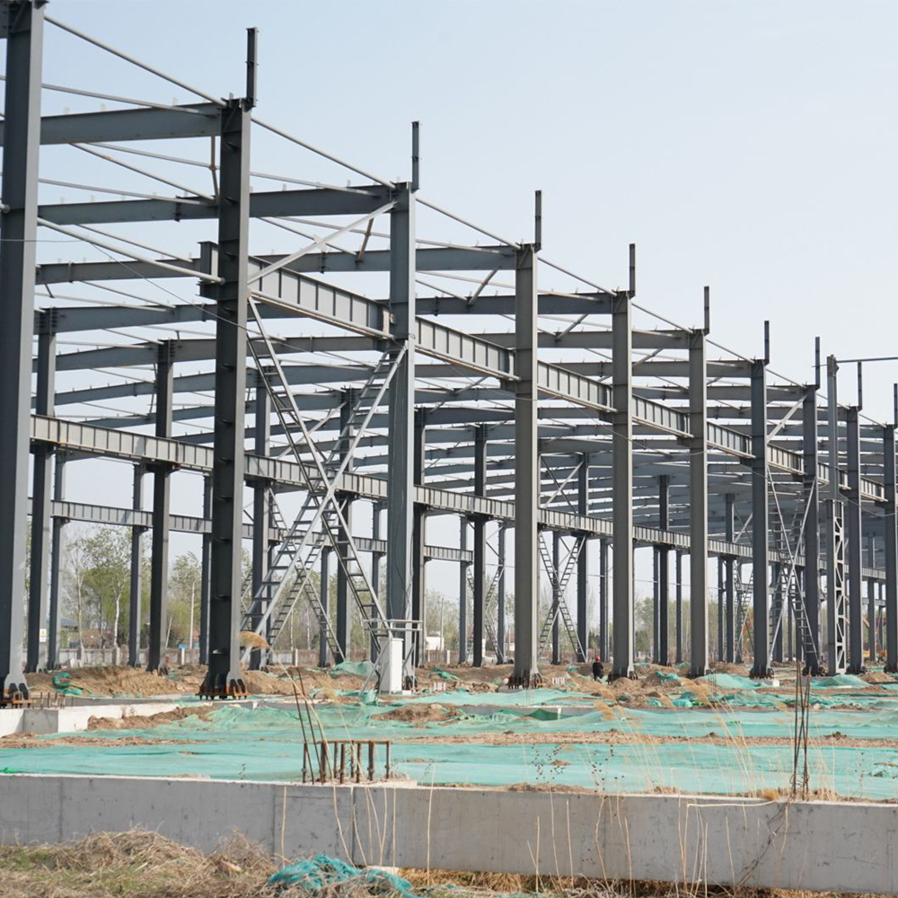 Economical Prefabricated Steel Structure Shed Galvanized Metal Roof Frame Warehouse for Agriculture Livestock Farming