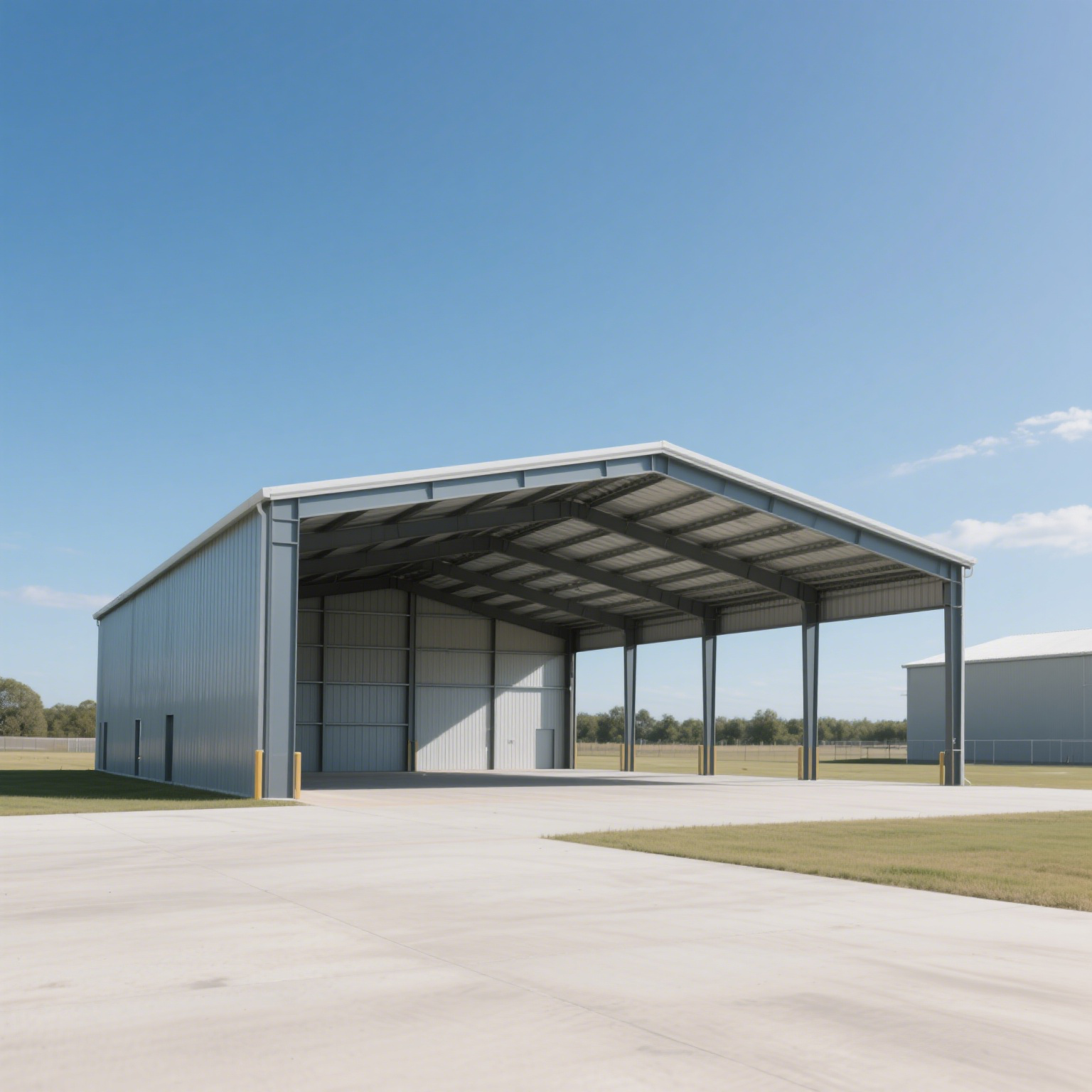 Steel Structure Hangar | Large Span for Aircraft &amp; Machinery