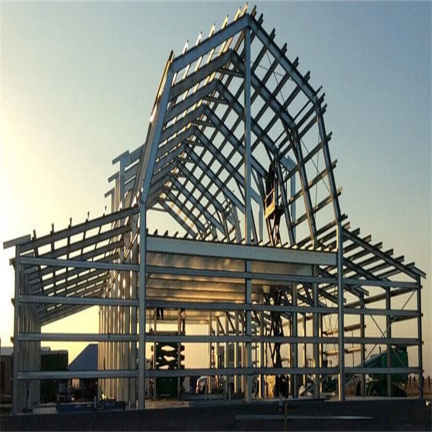 High Rise Modular Construction Metal Prefabricated Industrial Commercial Workshop Office Prefab Prefabricated Steel Structure Building