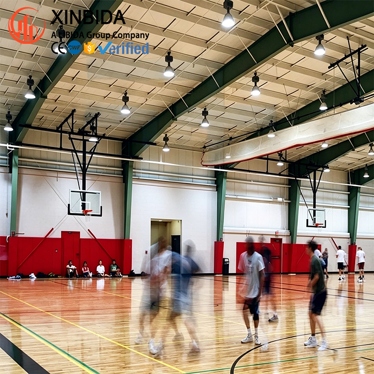 Modern Prefabricated Steel Structure Stadium Gymnasium Indoor Sport Hall Basketball Court Construction