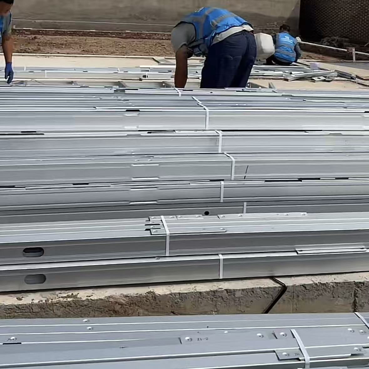 Industrial Steel Workshop Multi-Story High Capacity Welded Outdoor Building