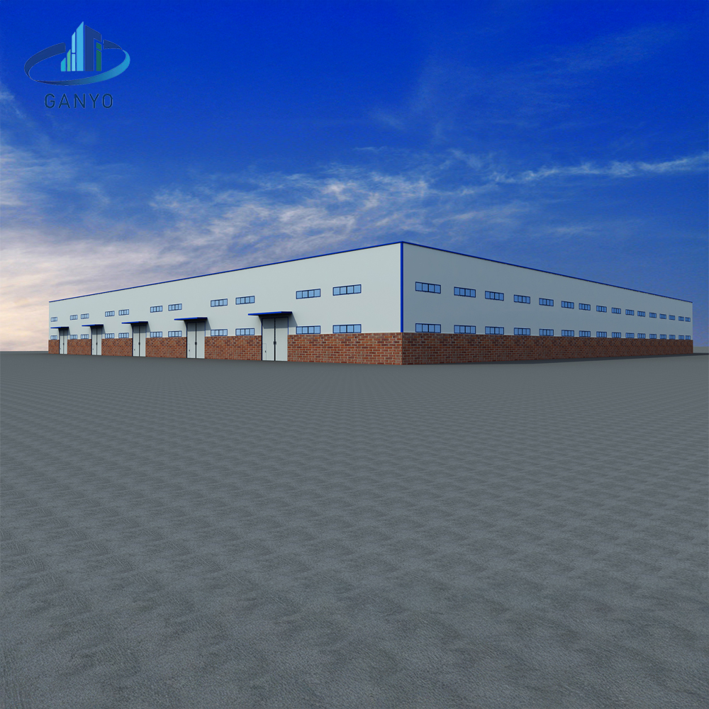 Heavy Duty Steel Structure Warehouse and Steel Logistics Center Building | Foshan Ganyo Steel Structure