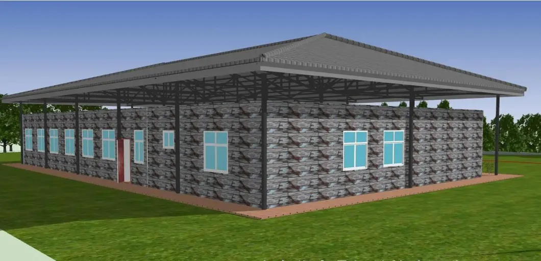 Prefabricated Light/Heavy Modular Steel Structure Warehouse/Workshop/Storage/Factory/Poultry House Commercial/Industrial Steel Building