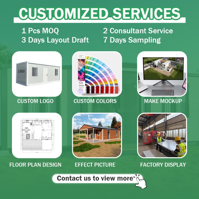 20FT Modular Luxury Prefabricated Tiny Home Movable Mobile Living Portable Prefab Detachable Container House Casa Modulares