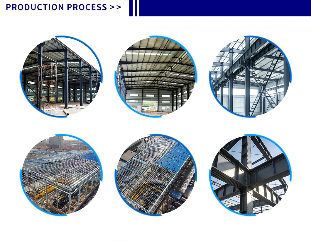 Steel Structure Technical Blueprint Layout