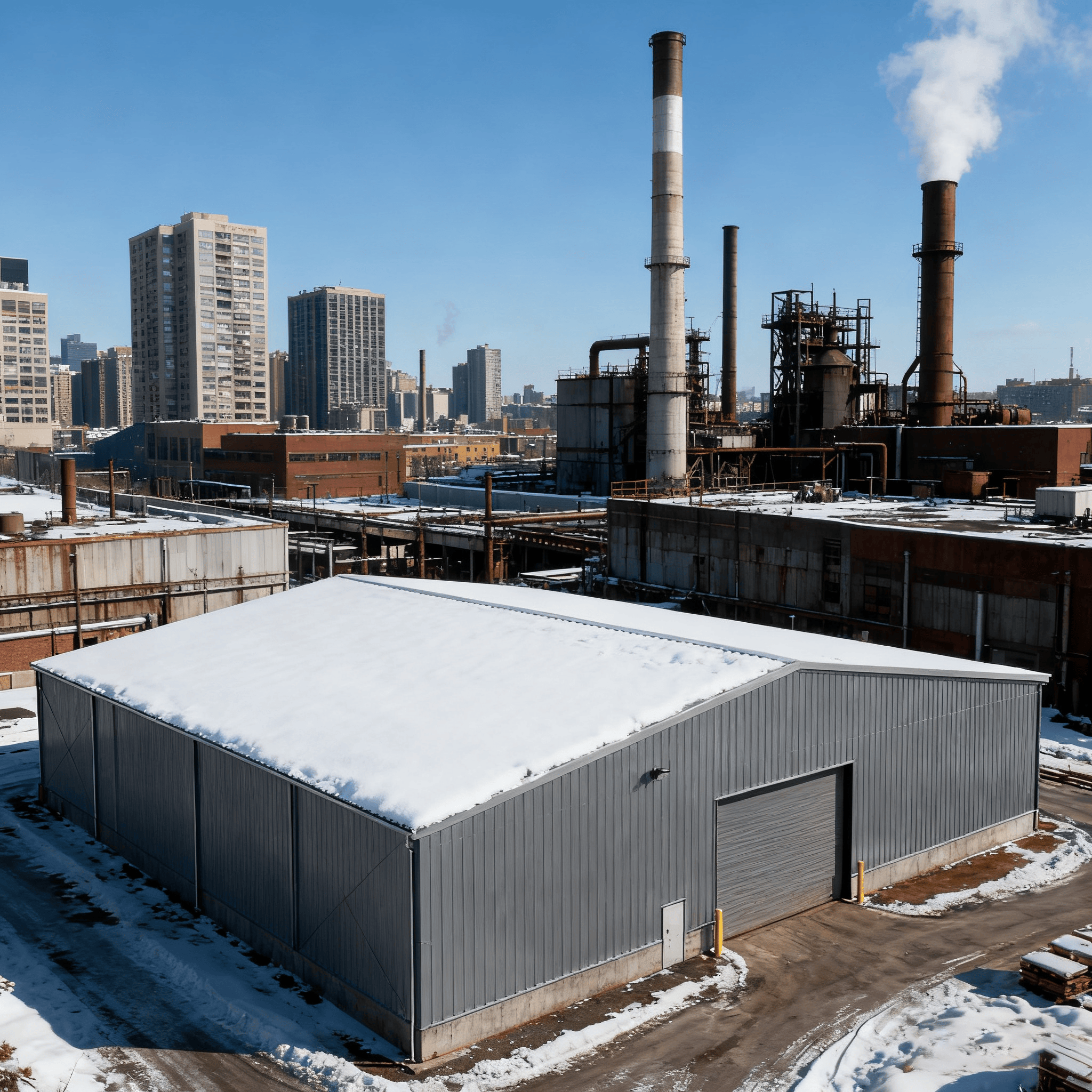 Steel Frame Structure Warehouse Custom Prefab Building Design Industrial Storage