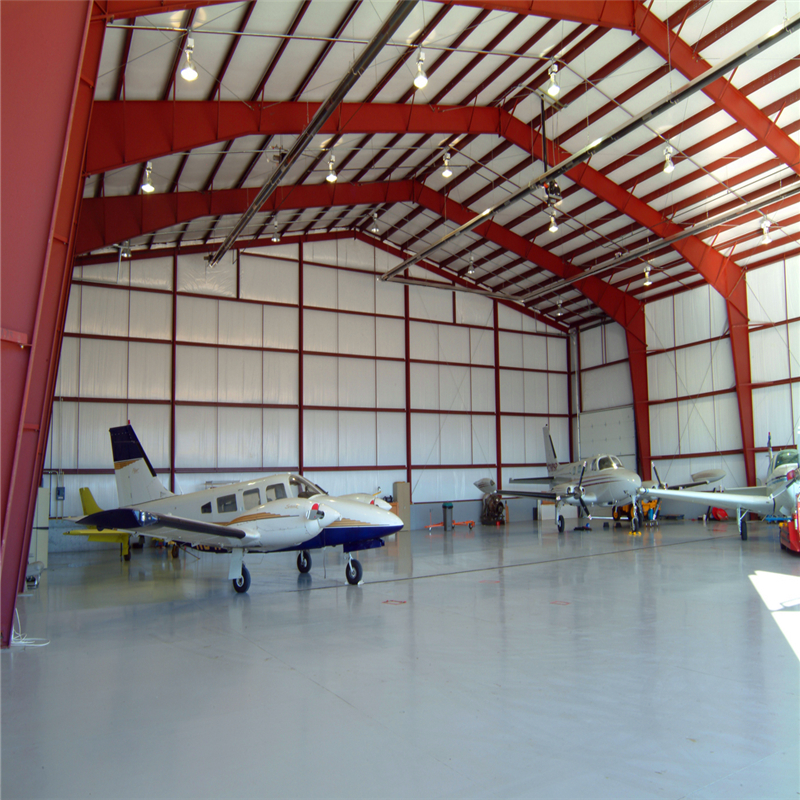 Ce &amp; ISO Certified Modern Design Steel Airplane Hangar Warehouse for Industrial Workshop Use