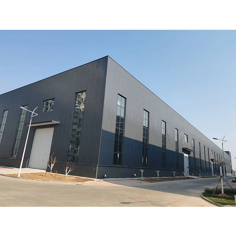 Heavy-Duty Steel Factory Structures for Large-Span Industrial Production Spaces