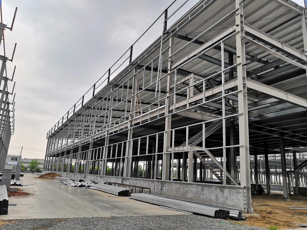Construction of Prefabricated Steel-Frame Multi-Story Apartment Buildings