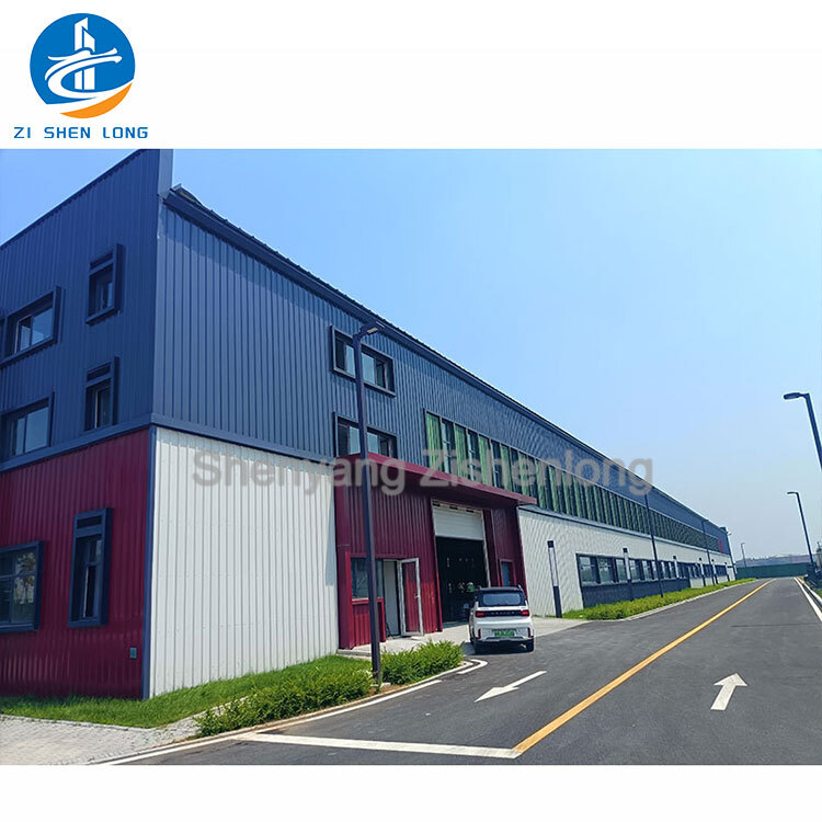 Multi-story Steel Structure Commercial Shopping Mall Supermarket Prefabricated Shop Metal Building