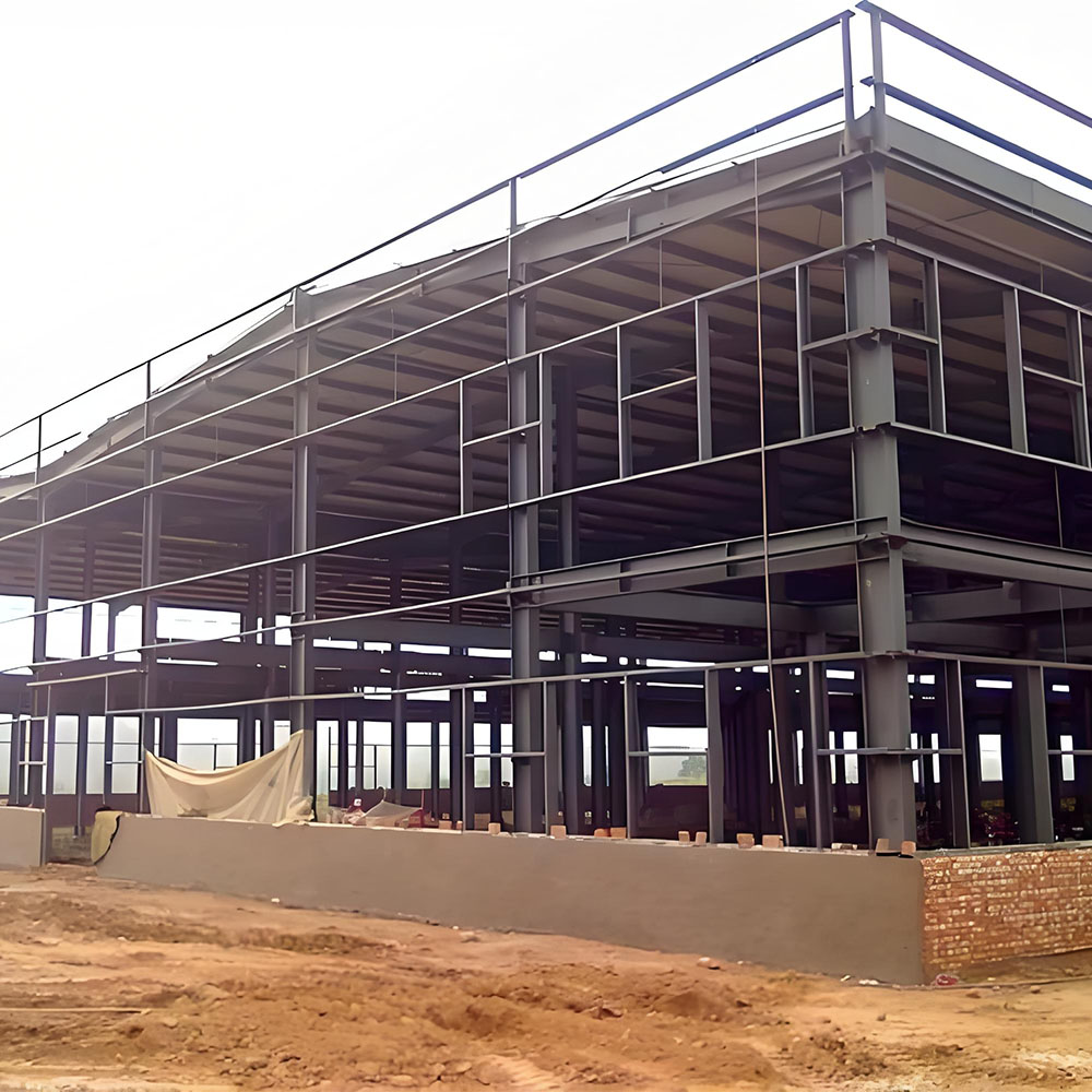 Advanced Multi Level Steel Structure Factory Building With Detailed Engineering Drawings for Textile Manufacturing Plants