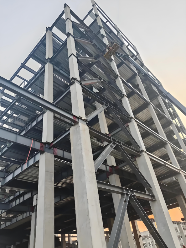 JZRZ High Rise Steel Structure Office Apartment Building (Modern Design 2-Year Warranty) / Prefabricated Multi-story Building