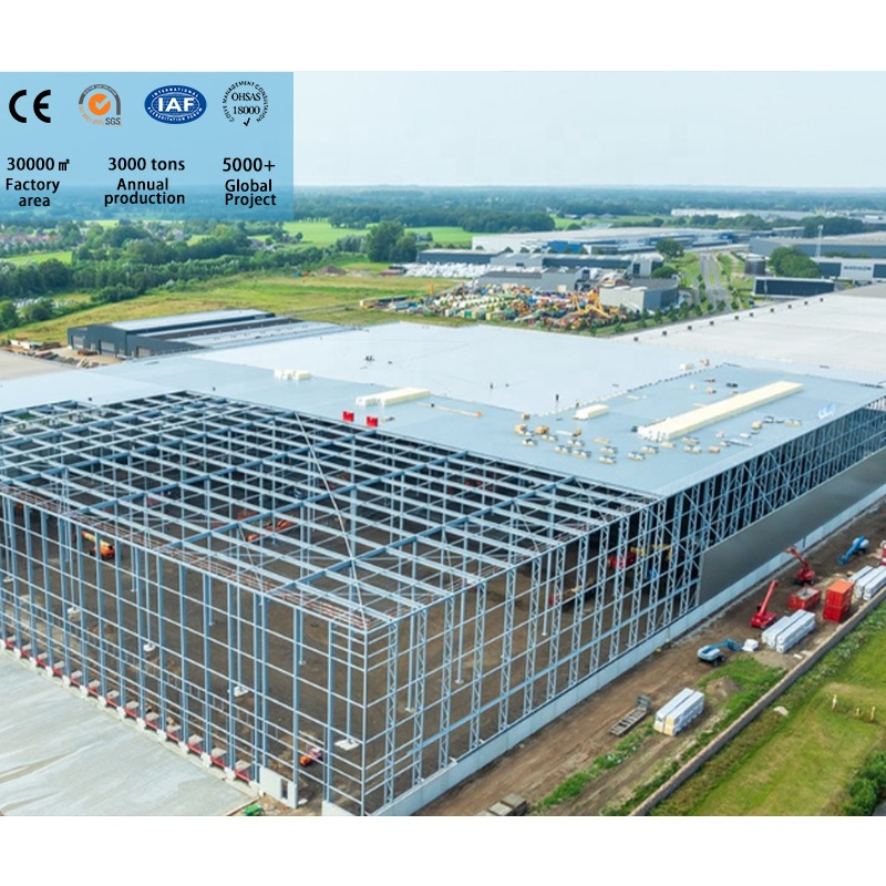 Popular Custom Large Span Metal Building Warehouse - Prefab Steel Barn, Garage Frame, Cold Storage &amp; Industrial Shed