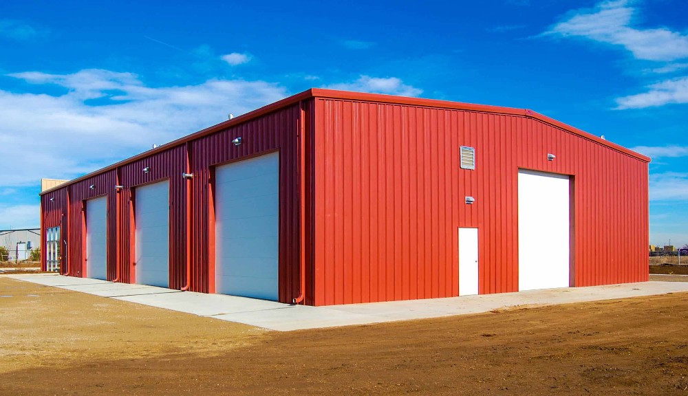 Light metal building steel structure