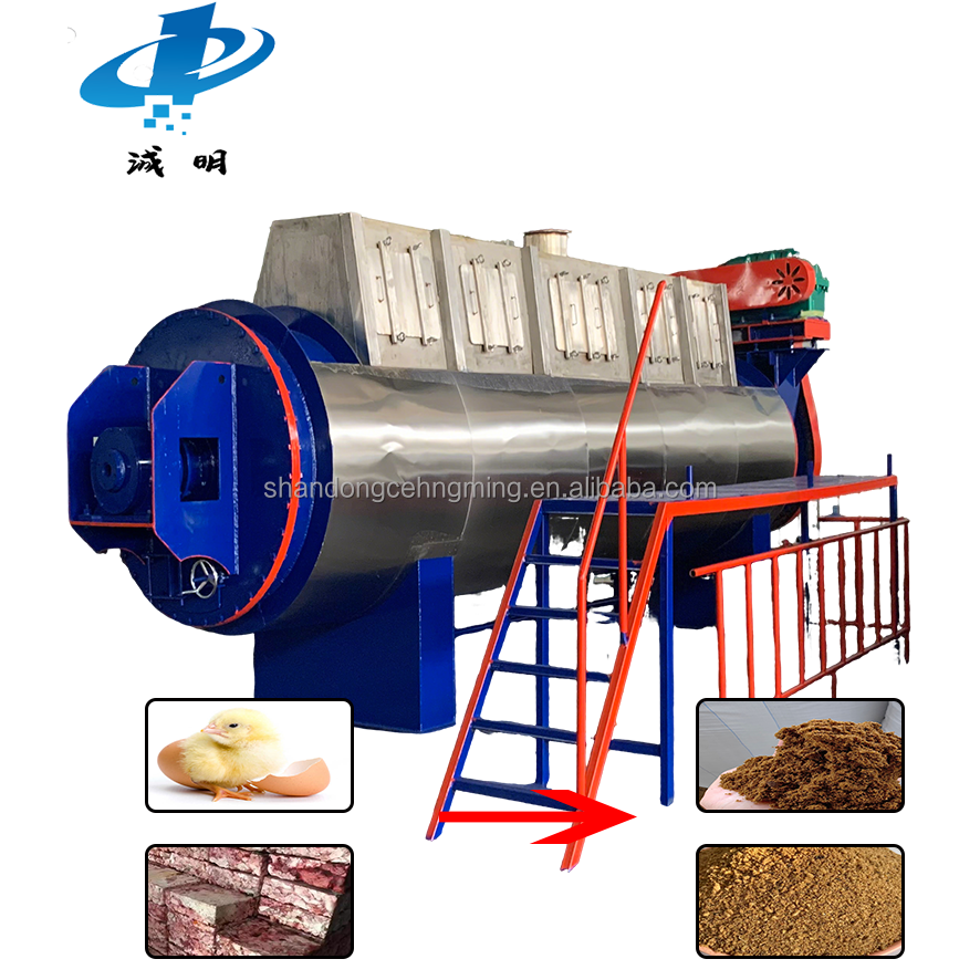 Easy To Install Feather Meal Processing Plant Slaughter House Waste Rendering Plant