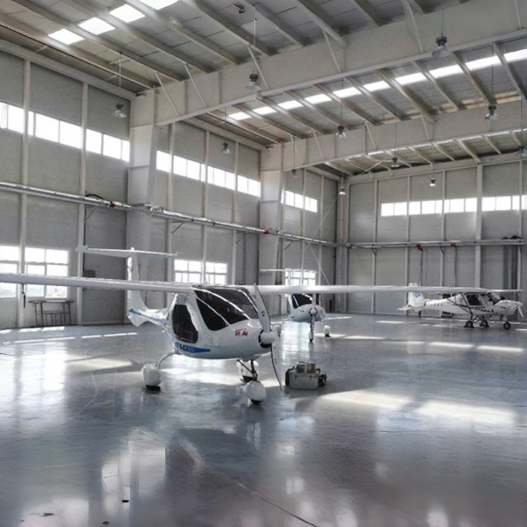 Large Span Steel Structure Aircraft Building Hangar Prefabricated Sandwich Panel Airplane Hangar