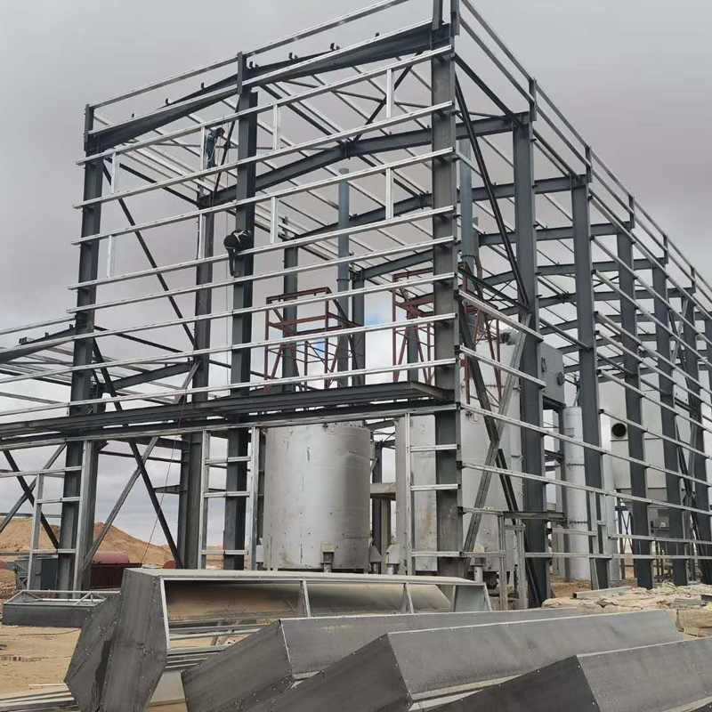 Prefab Light Steel Structure Warehouse with Sandwich Panel Wall &amp; Roof System