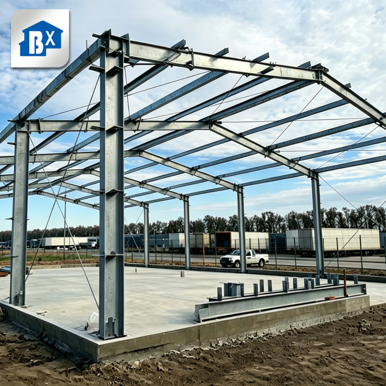 China Prefabricated Steel Structure Workshop Warehouse Shed Multi-Span Portal Frame Industrial Storage Building Bolted Assembly