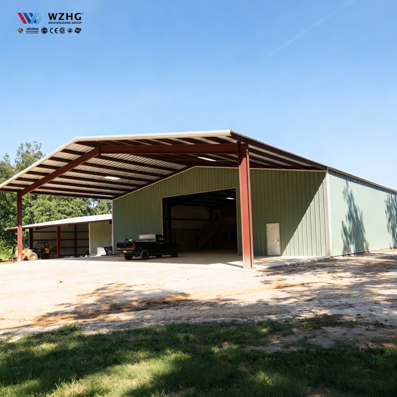 Low Cost Metal Barn Shed Cheap Steel Warehouse Building Clear Span Cheap Farm Warehouse Storage Almacen Building Armazem