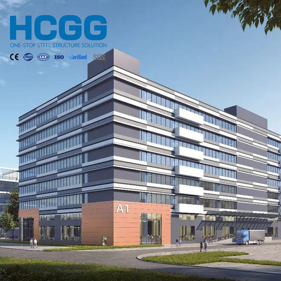 Factory Direct Multi-story Steel Structure Building Prefabricated Steel Framed Multi Floor Office School Hotel Construction