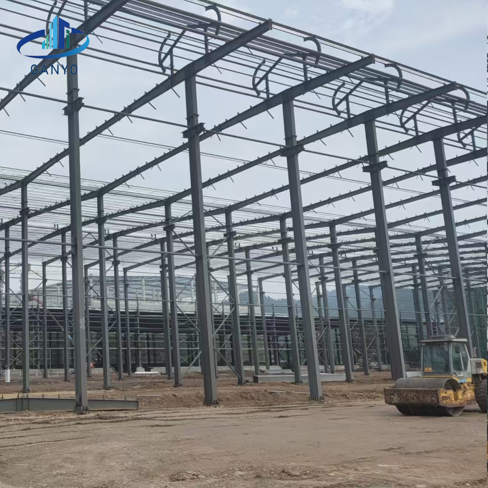Professional Customized Large Scale Multi-Span Prefabricated Steel Structure Warehouse for Industrial Park, Logistics Center
