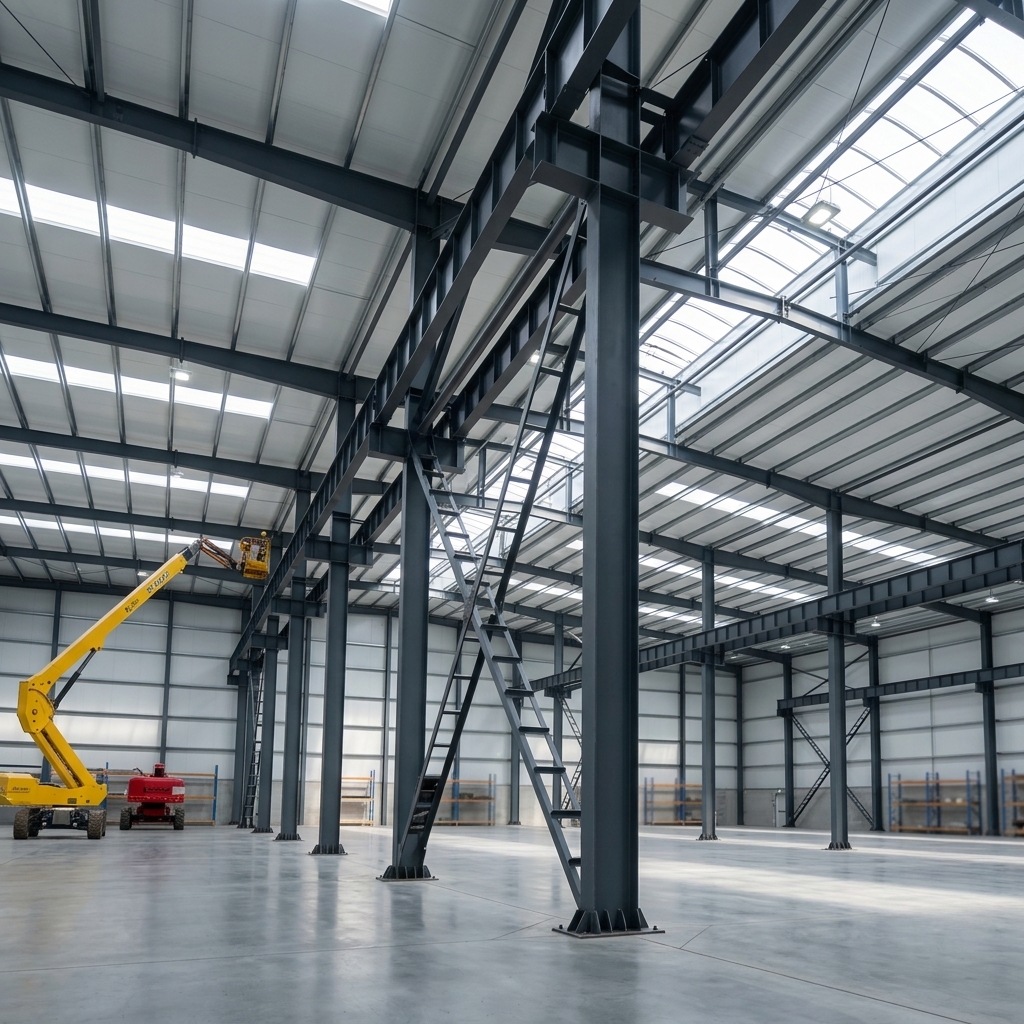 Durable Modular Steel Industrial Plant Building Large Span Warehouse Quick Installation For Africa