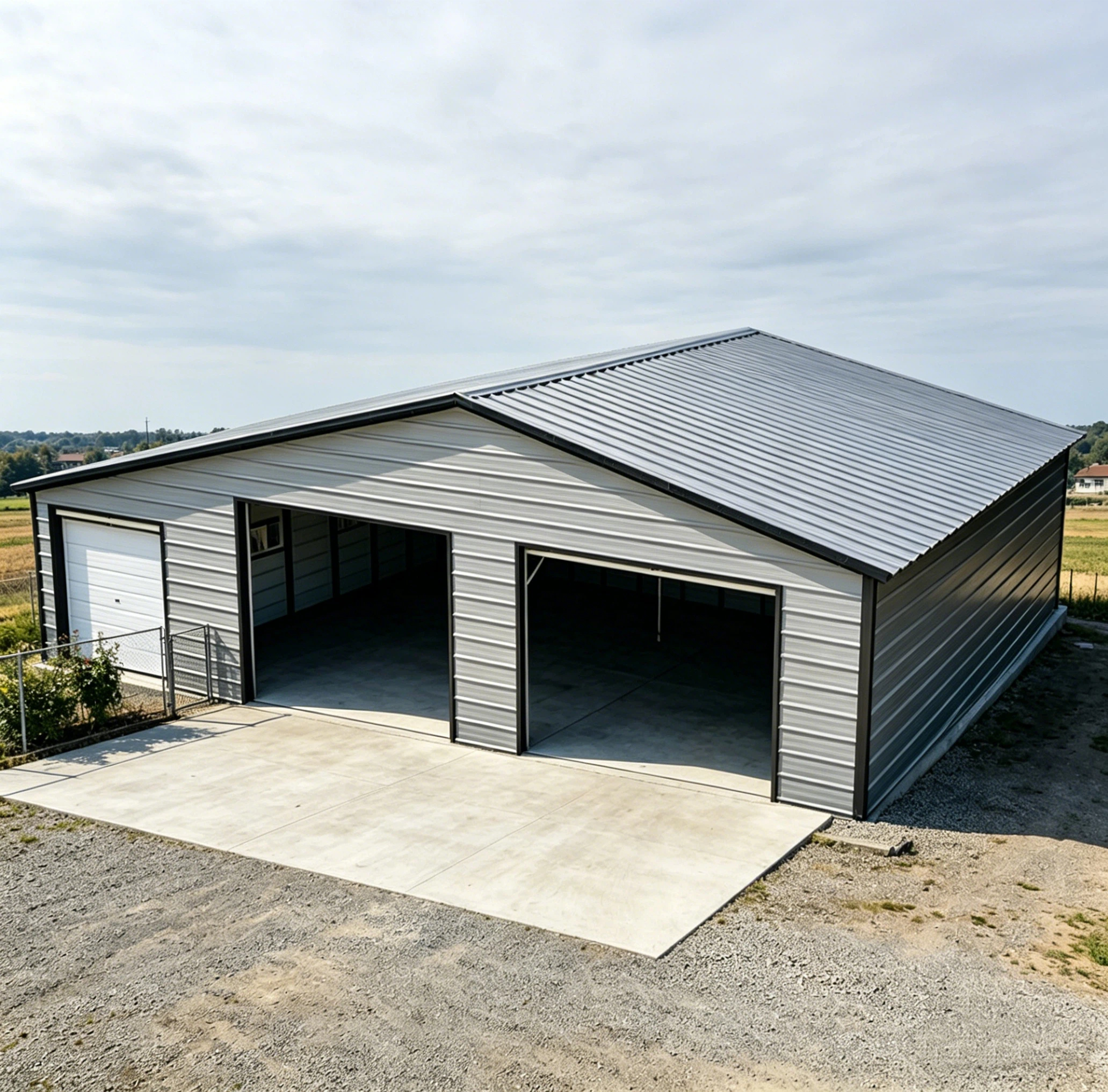 Hot Sale Fabrication Steel Structure Building Design, Prefabricated Workshop Warehouse C/Z Section Galvanized Q235 Cheap