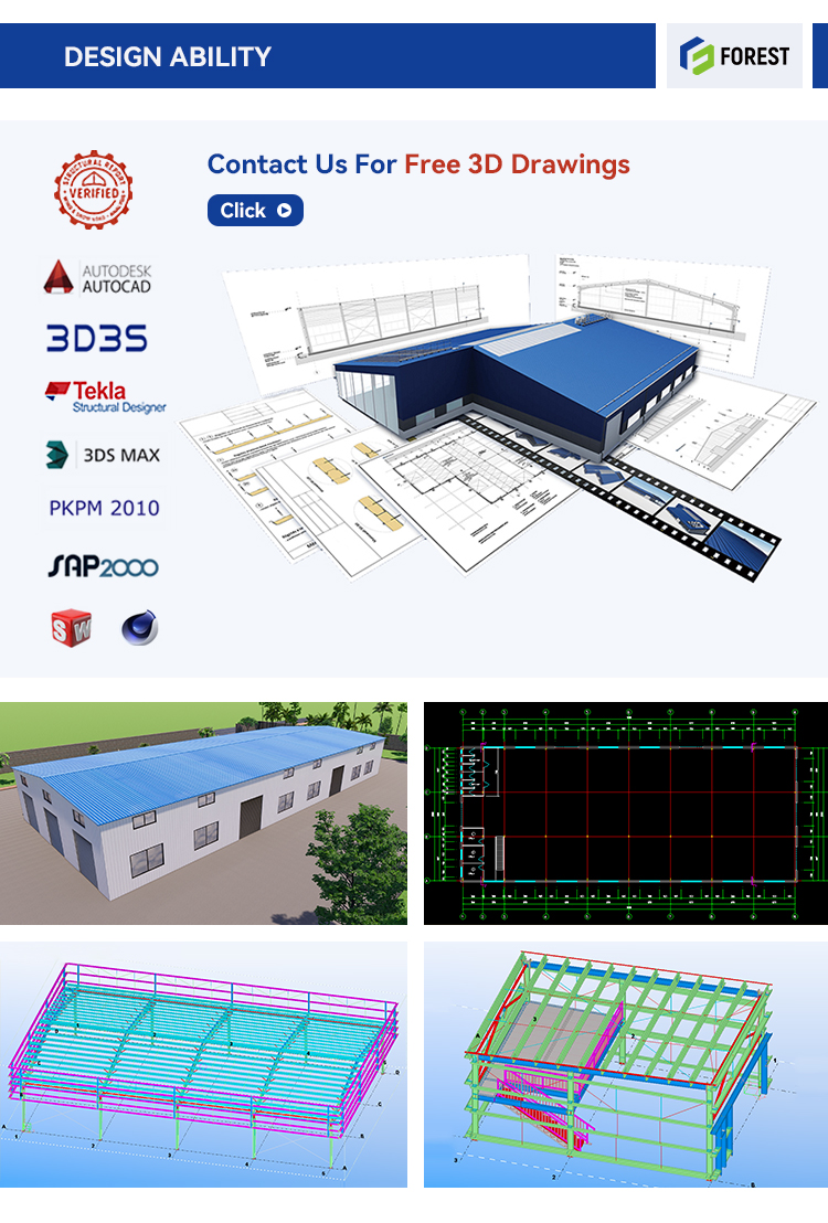 Multi Storey Steel Structure Building Project