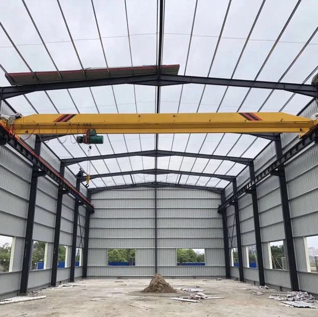 Economical Prefabricated Steel Structure Shed Galvanized Metal Roof Frame Warehouse for Agriculture Livestock Farming