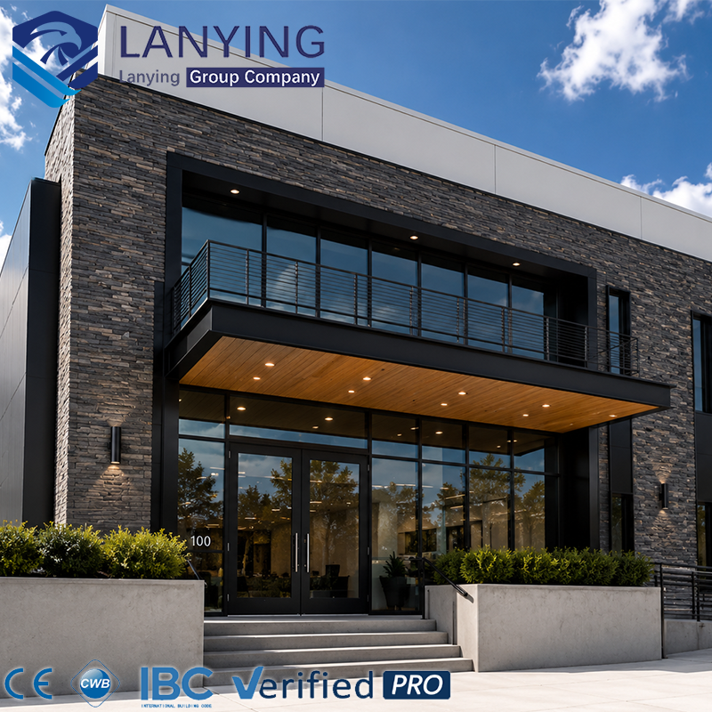 Commercial Steel Structure Building For Modern Shopping Mall And Retail Center Development Projects