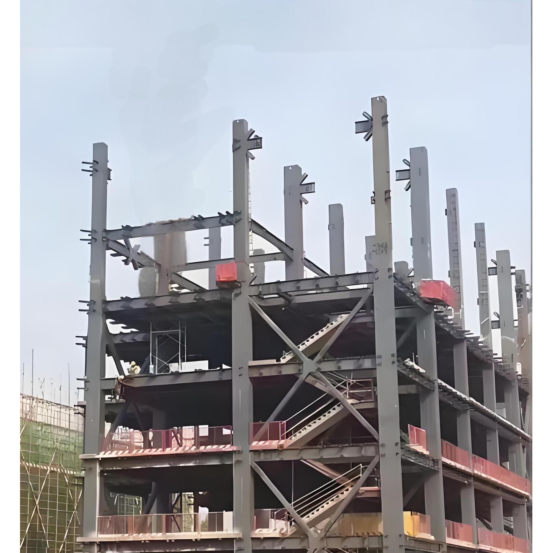 Low-Carbon Green Steel Industrial Plant - Recyclable Prefab Building for Sustainable Heavy Industry Production Hub