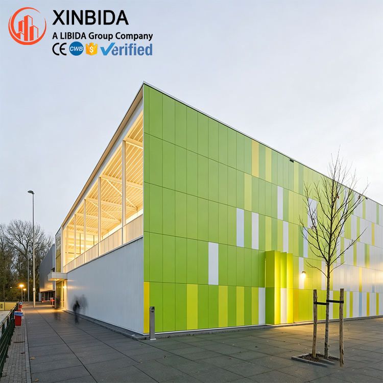 Modern Prefabricated Steel Structure Stadium Gymnasium Indoor Sport Hall Basketball Court Construction