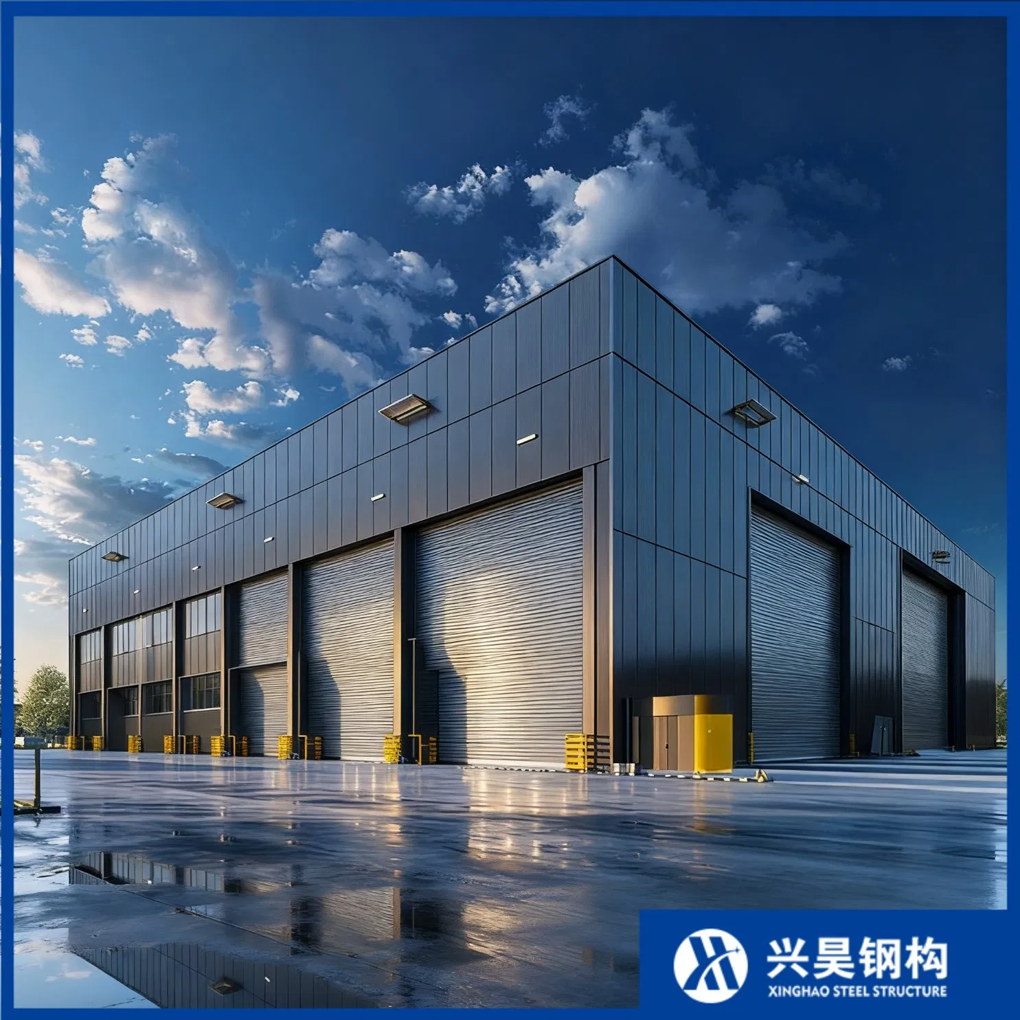 Agricultural Storage Facility Prefabricated Lightweight Steel Structure House/Workshop/Building