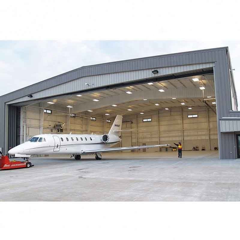 AS463016 PreFab Metal Aircraft Hangar Heavy-Duty Aviation Garage with Easy Assembly Design Airplane Shelter