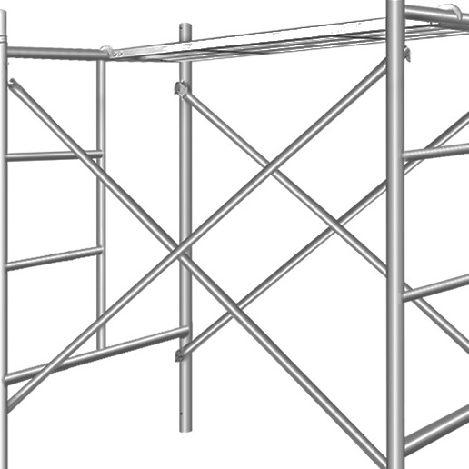 High Quality Multifunctional Mobile Aluminium Steel Frame Industrial Construction Foldable Quick Assembly China Warehouse