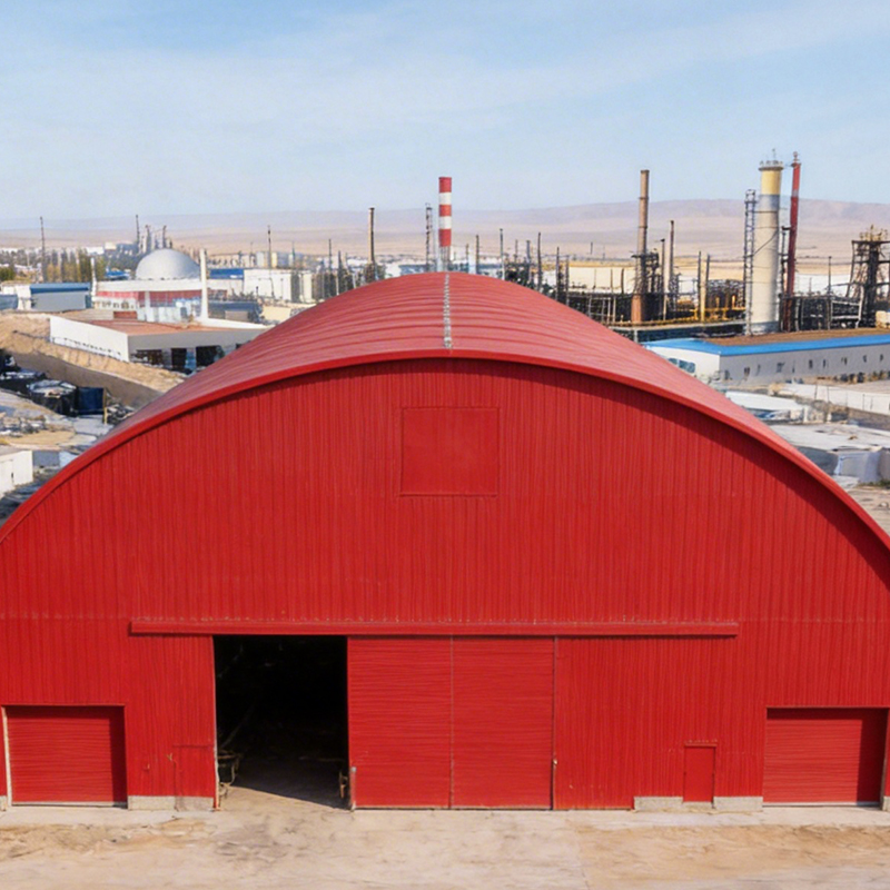 Prefabricated Industrial Steel Structure Buildings Modern Mechanical Workshop Steel Structure Hangar Warehouse for Aircraft