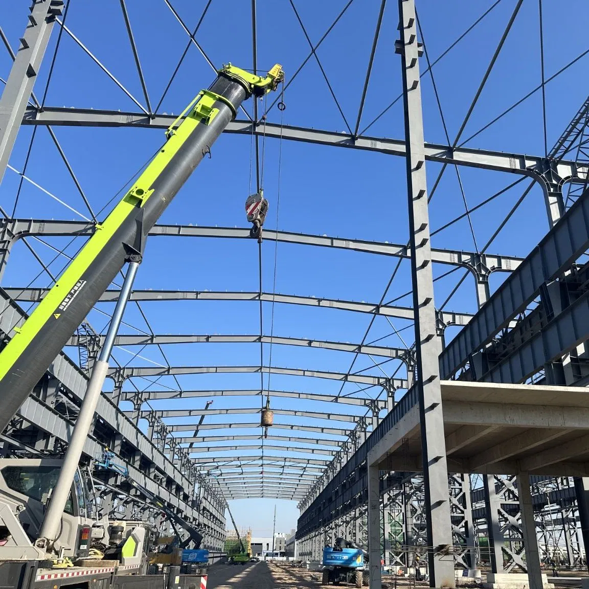 Low Cost Strong Prefabricated Steel Structure Factory