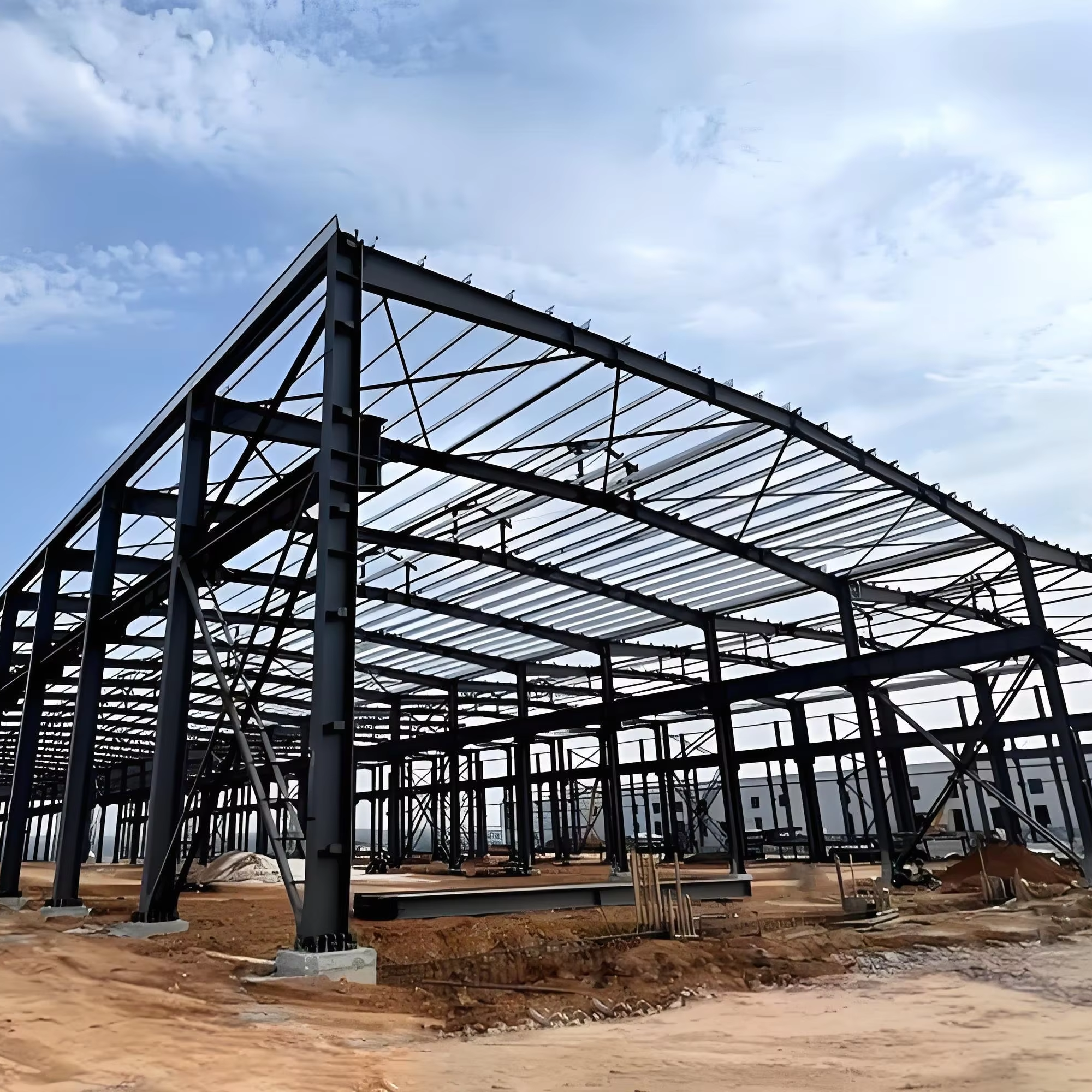 Multi Story Steel Structure Office Building Quick Assembly and Demountable Commercial Use