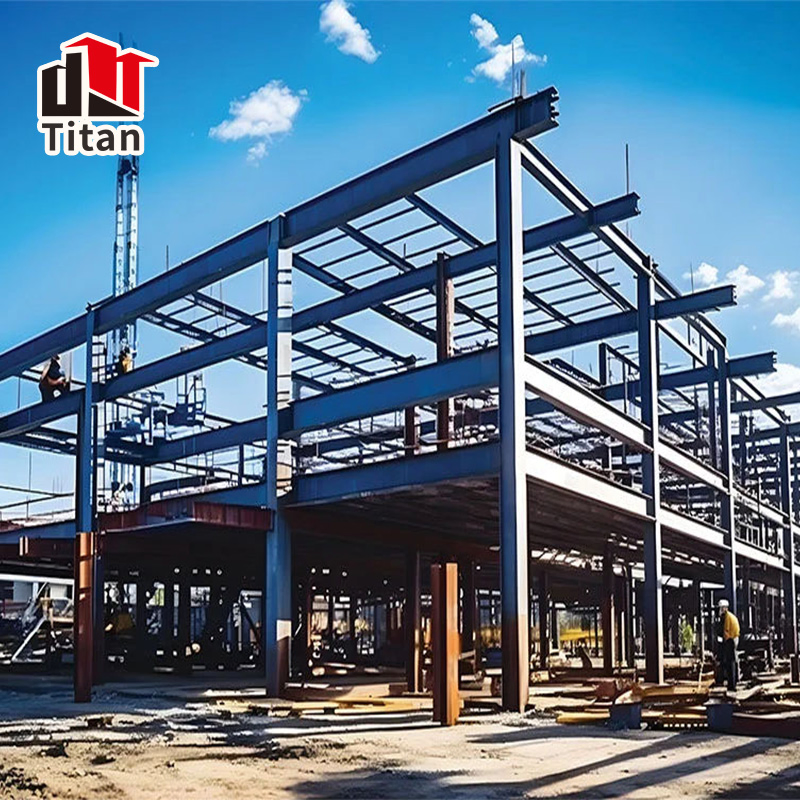 Prefabricated Steel Structure Building with Overhead Crane Runway System Heavy Duty Industrial Metal Workshop Building