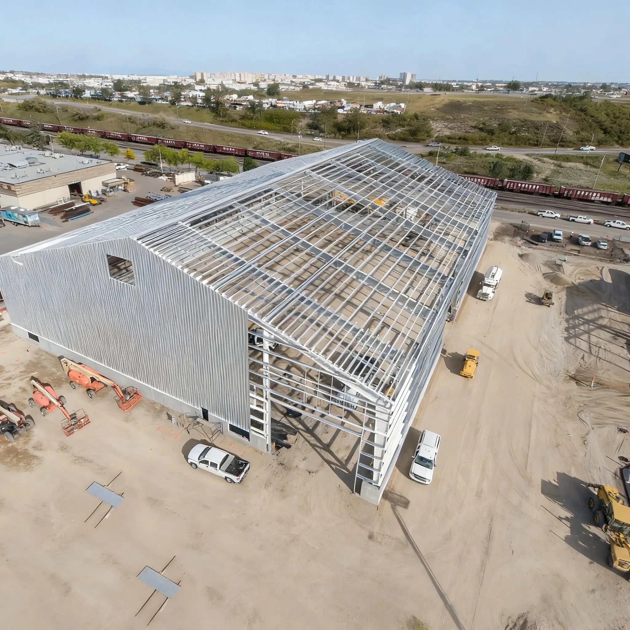 Steel Structure GYM Basketball Sports Hall Design Prefabricated Building Prefab Stadium