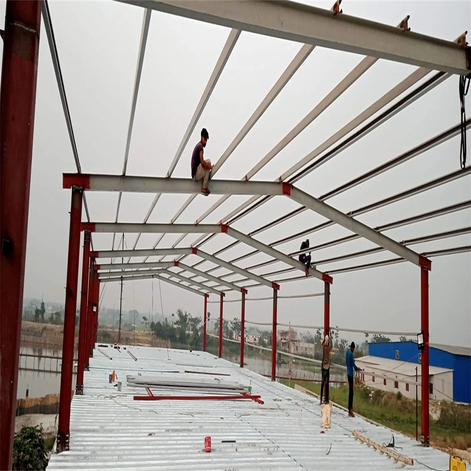 Fast Installation Heavy Steel Structure Office Building Prefab Steel Structure for Industrial Plant Building