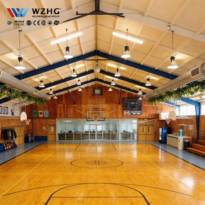 Innovative Insulated Basketball Football Tennis Sports Hall Complex Space Frame Prefabricated for Universities