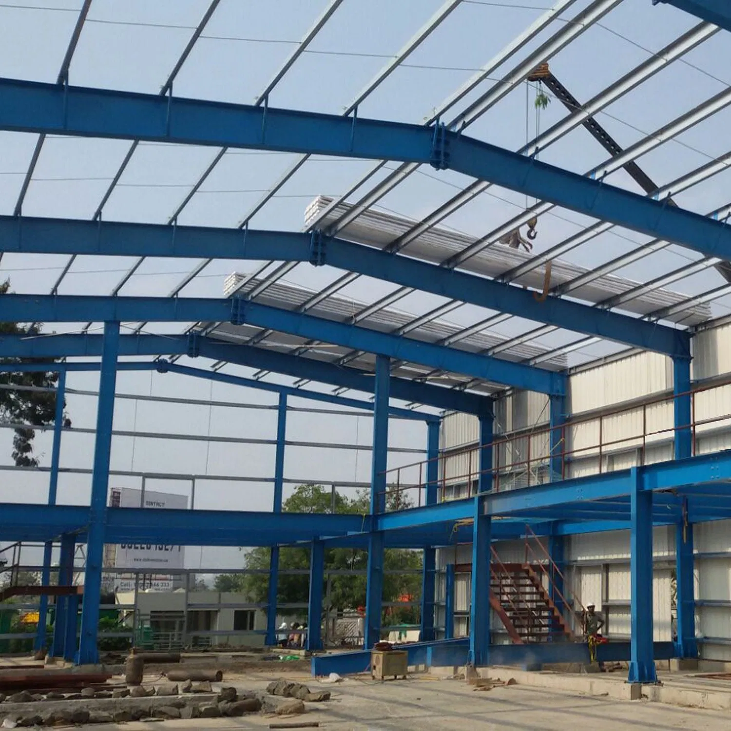 China Galvanized Prefabricated Factory Price Steel Structure for Steel Frame Structure Industrial Warehouse Worskshop Building Construction