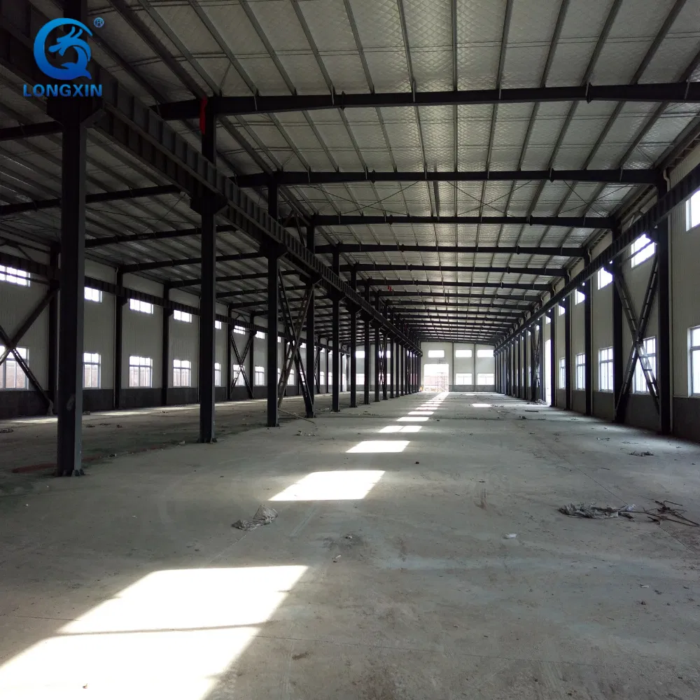 Heavy Duty Steel Structure Factory Building Prefab Industrial Workshop Construction