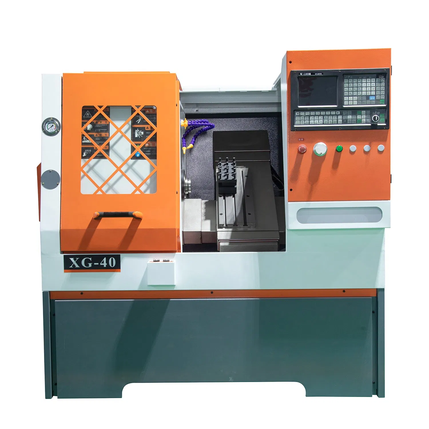 Xg40 CNC Lathe Machine High Precision High Speed Slant Bed CNC Turning and Milling Lathe with GSK Control System