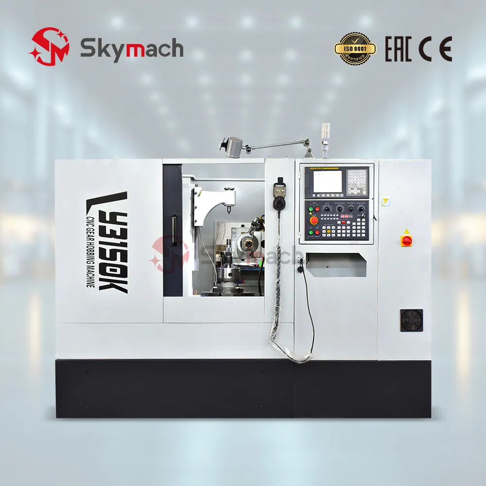 Y3150K Fully Automatic CNC Gear Hobbing Cell with Integrated Robotic Loading System for Unmanned, Flexible Manufacturing Operations